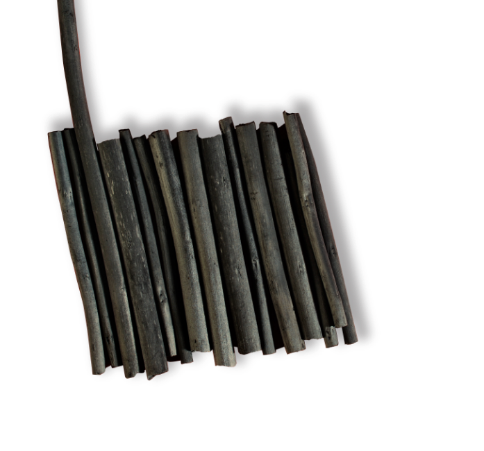 colored charcoal sticks